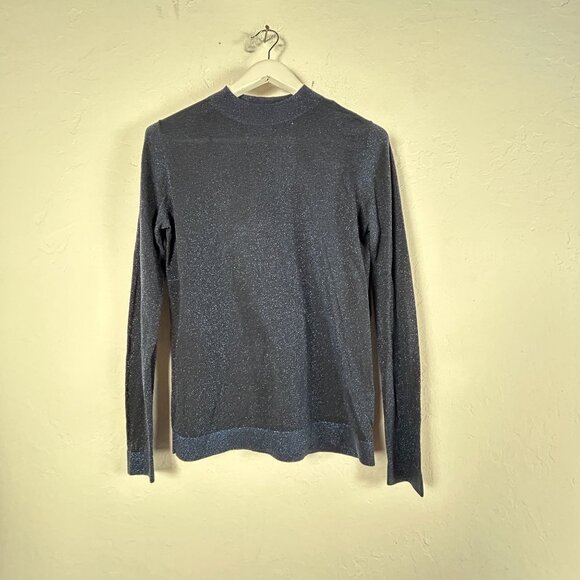Stockholm Atelier & Other Stories Womens Shimmer Knit Mock Neck Sweater Small - Picture 1 of 6